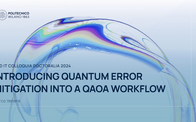 Introducing Quantum Error Mitigation into a QAOA Workflow