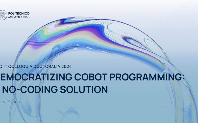 Democratizing Cobot Programming: A No-Coding Solution